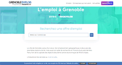 Desktop Screenshot of grenoble-emplois.com