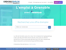 Tablet Screenshot of grenoble-emplois.com